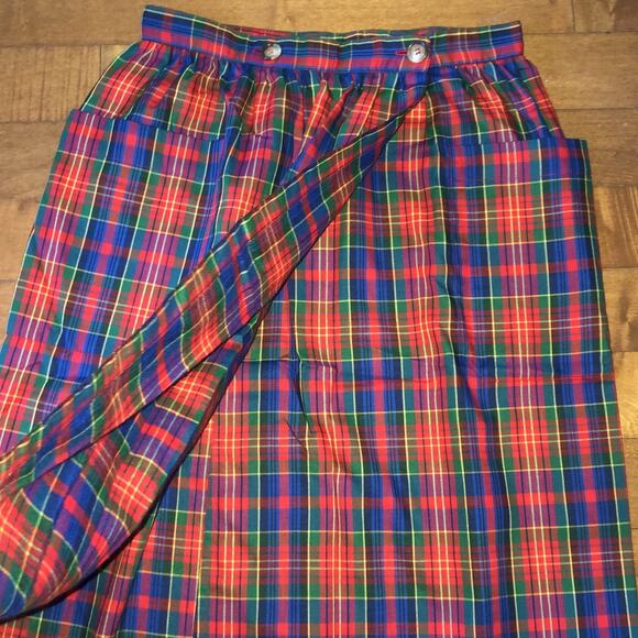 American Vintage Tarten Agile wrap skirt with pockets size 12 - Picture 9 of 11